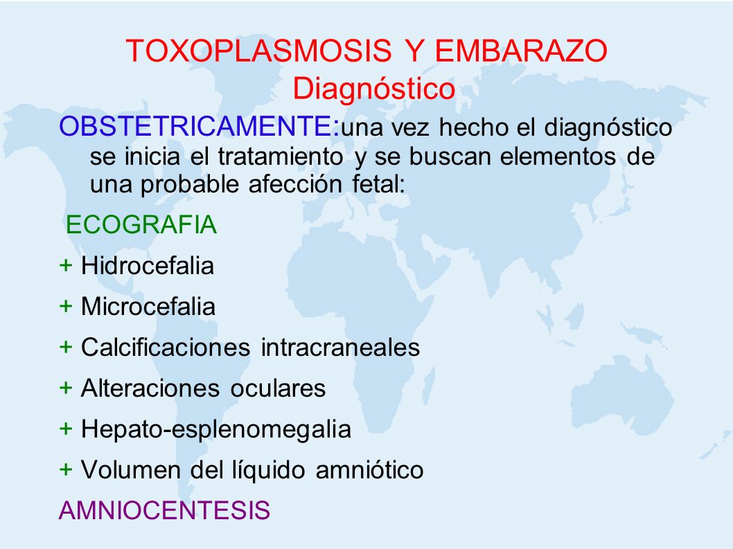 que produce toxoplasmosis en el embarazo